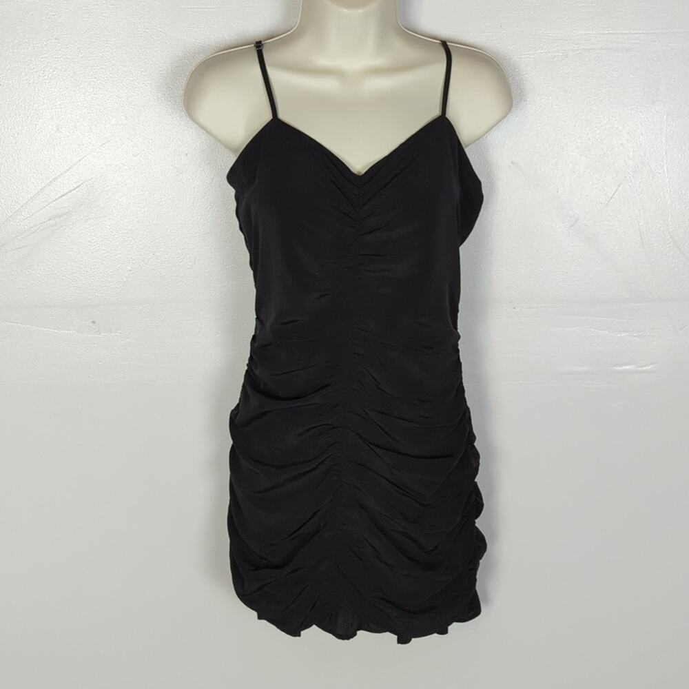Aqua NWT Shirred Bodycon Mini Dress